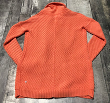 Load image into Gallery viewer, lululemon orange knit cardigan - Hers size approx M
