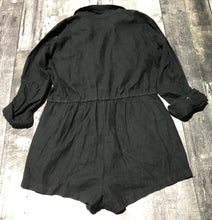 Load image into Gallery viewer, Aeropostale black long sleeve romper - Hers size L
