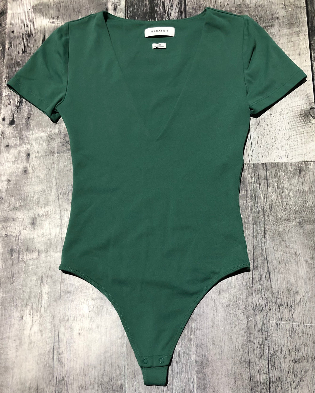 Babaton green tshirt body suit - Hers size 2XS