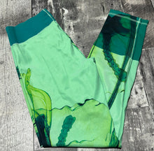 Load image into Gallery viewer, Adidas green leggings - Hers size S
