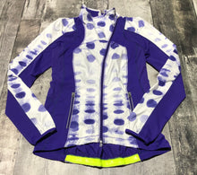 Load image into Gallery viewer, lululemon white/purple zip up light jacket - Hers size 6
