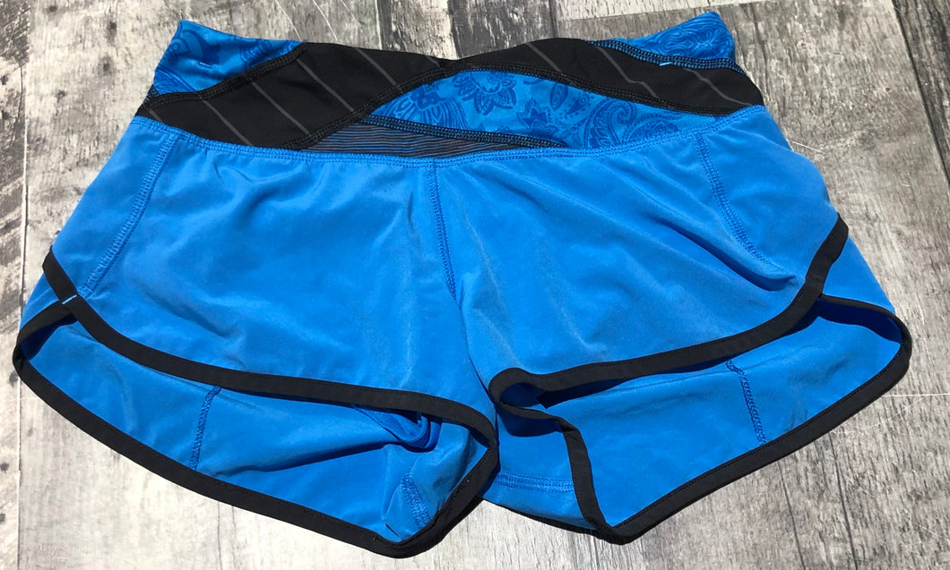 lululemon blue/black shorts - Hers size approx S/XS