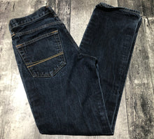 Load image into Gallery viewer, Abercrombie &amp; Fitch dark blue slim straight jeans - His size 28 x 30
