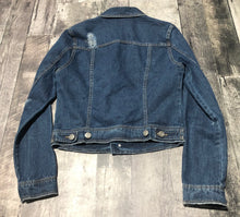 Load image into Gallery viewer, Free People blue cropped denim jacket - Hers size 8
