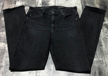 Load image into Gallery viewer, AG black high rise slim straight jeans - Hers size 27
