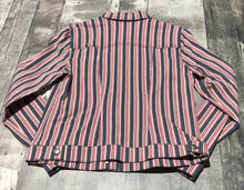 Load image into Gallery viewer, Tribal navy/red/white light jacket - Hers size S
