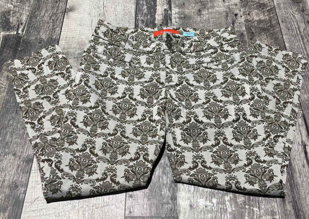 Cartonnier grey/green mid rise pants - Hers size 4