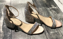 Load image into Gallery viewer, Betsey Johnson silver rhinestone kitten heel - Hers size 10
