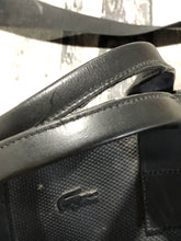 Load image into Gallery viewer, Lacoste black laptop bag
