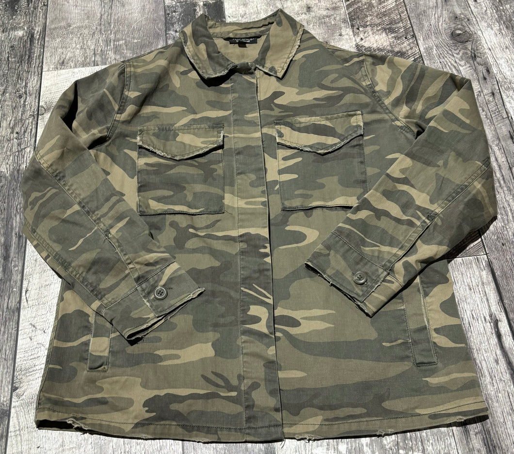 Topshop green camo light jacket - Hers size 4