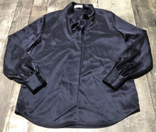 Load image into Gallery viewer, Babaton navy long sleeve blouse - Hers size XS
