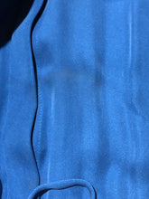 Load image into Gallery viewer, Babaton blue long sleeve 100% silk dress - Hers size XXS
