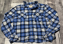 Load image into Gallery viewer, TNA blue/white button up - Hers size L
