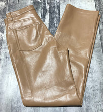 Load image into Gallery viewer, Wilfred brown melina fake leather high rise pants - Hers size 6

