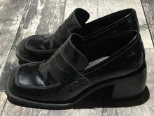Load image into Gallery viewer, Jeffrey Campbell black heel loafer - Hers size 6
