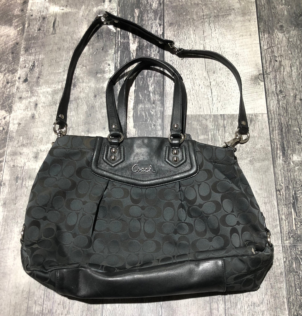 Coach black medium size purse