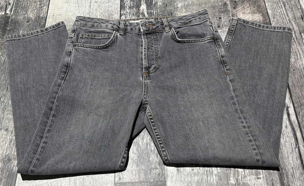 Topshop moto grey mid rise cropped jeans - Hers size 28