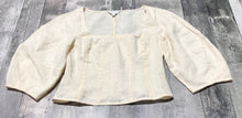 Load image into Gallery viewer, Banana Republic cream  55% linen blouse - Hers size 4
