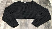 Load image into Gallery viewer, Garage black knit crop sweater - Hers size S
