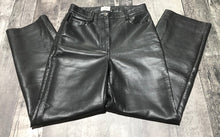 Load image into Gallery viewer, Wilfred black high rise fake leather pants - Hers size 0
