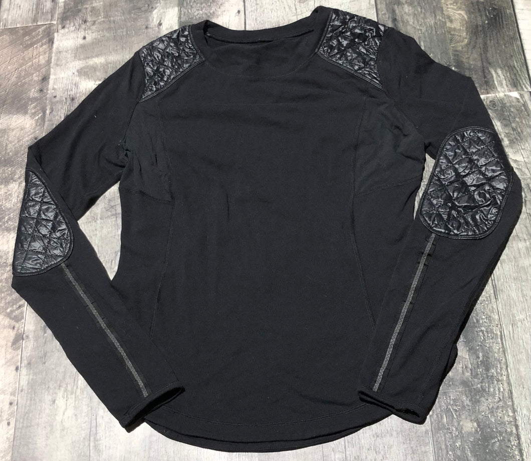 lululemon black long sleeve shirt - Hers size approx M
