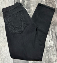 Load image into Gallery viewer, True Religion black slim jeans - His size 30
