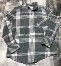Load image into Gallery viewer, Tna grey/light grey button up plaid - Hers size XXS
