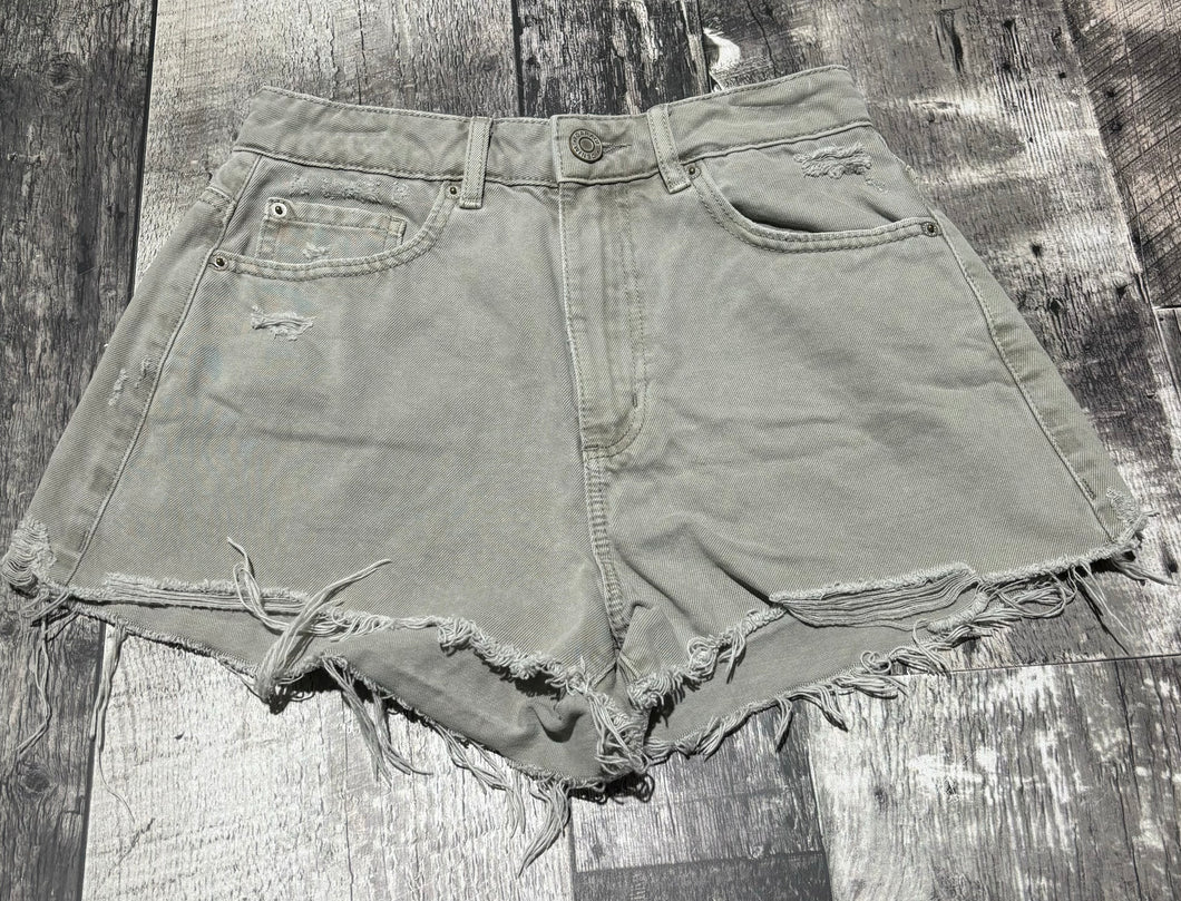 Garage green grey high rise jean shorts - Hers size 26