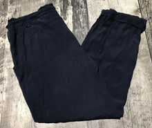 Load image into Gallery viewer, Wilfred navy mid rise pants - Hers size M
