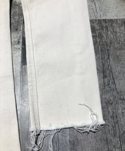 Load image into Gallery viewer, Denim Forum cream high rise slim jeans - Hers size 24
