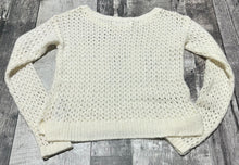 Load image into Gallery viewer, Abercrombie Kids cream knit sweater - Girls size M
