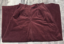 Load image into Gallery viewer, Banana Republic burgundy corduroy high rise wide leg pants - Hers size 4
