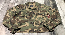 Load image into Gallery viewer, Abercrombie &amp; Fitch green/brown/black crop light jacket - Hers size XL
