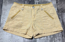 Load image into Gallery viewer, Pilcro yellow mid rise shorts - Hers size 2
