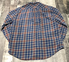 Load image into Gallery viewer, Wilfred Free blue/red/grey button up shirt - Hers size M
