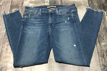Load image into Gallery viewer, Joe’s blue high rise skinny ankle ripped jeans - Hers size 29
