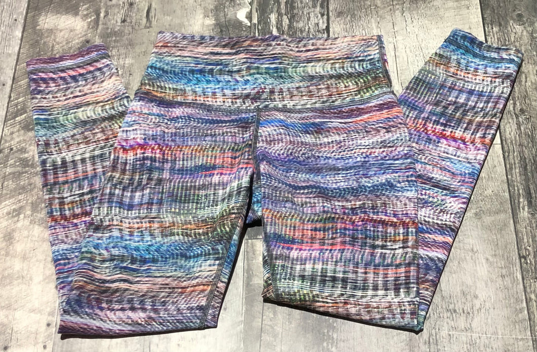 lululemon purple/blue/multi leggings - Hers size 6