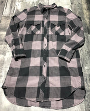 Load image into Gallery viewer, Wilfred Free black/purple plaid tshirt dress - Hers size approx S
