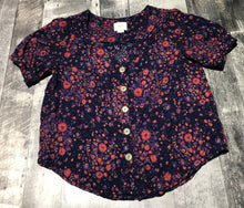 Load image into Gallery viewer, Maeve navy/pink/orange button up blouse - Hers size 10
