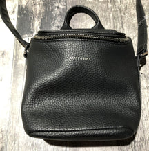 Load image into Gallery viewer, Matt &amp; Nat black small crossbody bag
