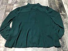 Load image into Gallery viewer, Nanette teal long sleeve blouse - Hers size M
