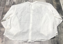 Load image into Gallery viewer, Wilfred Free white sheer button up blouse - Hers size XS
