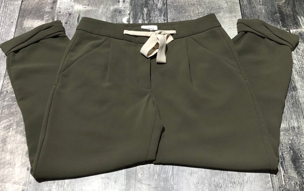 Wilfred dark green/cream allant cropped pants - Hers size 0