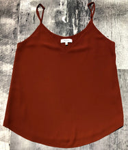 Load image into Gallery viewer, Babaton burnt orange tank top blouse - Hers size XXS
