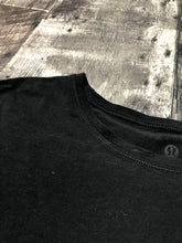 Load image into Gallery viewer, lululemon black asymmetrical long sleeve shirt - Hers size approx S/M
