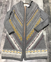 Load image into Gallery viewer, Abercrombie &amp; Fitch grey/yellow long knit cardigan - Hers size XS
