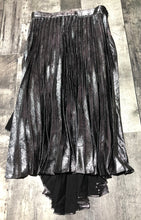 Load image into Gallery viewer, Banana Republic dark silver metallic long skirt - Hers size 10

