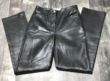 Load image into Gallery viewer, Wilfred Melina black fake leather high rise pants - Hers size 0
