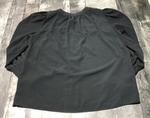 Load image into Gallery viewer, French Connect black long sleeve blouse - Hers size L
