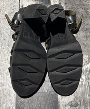 Load image into Gallery viewer, Fly London black strap heels - Hers size 39
